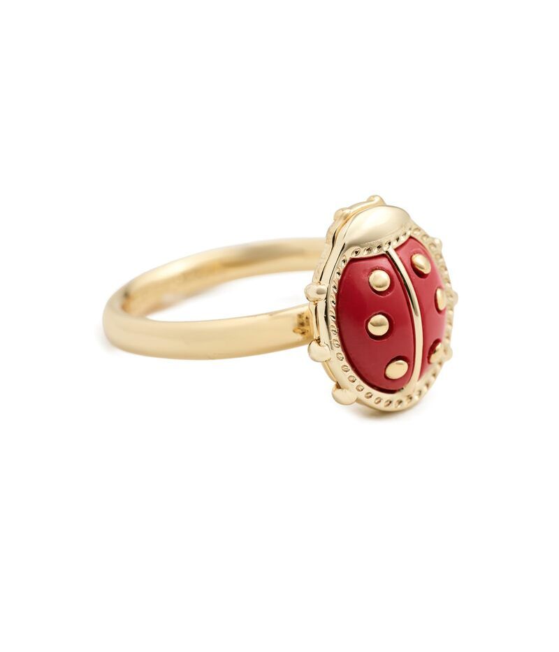 ケンドラスコット レディース アクセサリー リング Kendra Scott Lady Bug Band Ringold Red Vermil レッド