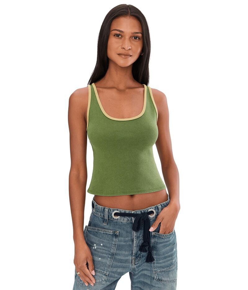 フリーピープル レディース トップス シャツ Free People Moxie Tank Drenched Jungle