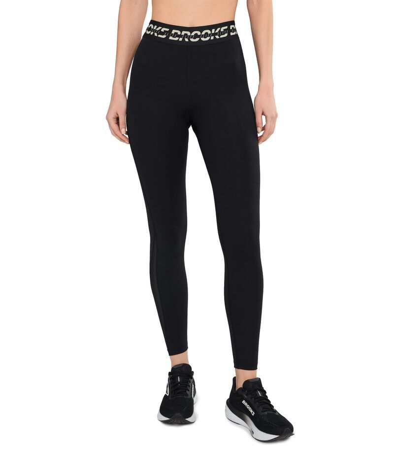 ブルックス レディース ボトムス カジュアルパンツ Brooks PR Elite Tight BlackLuminary ブラック