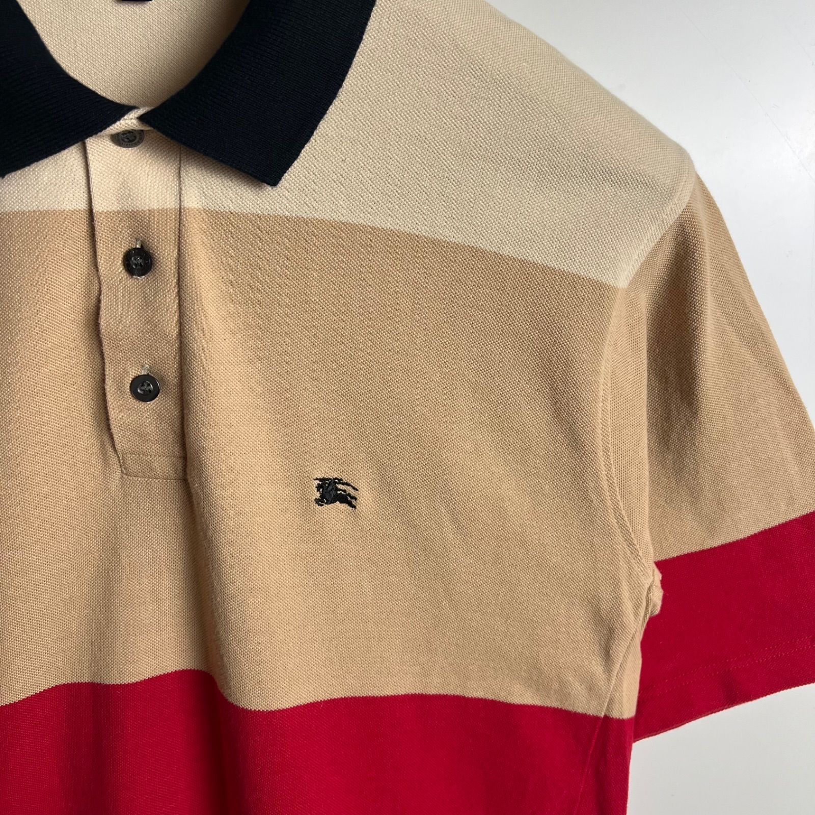 BURBERRY LONDON 00s y2k archive multi polo shirts S バーバリー