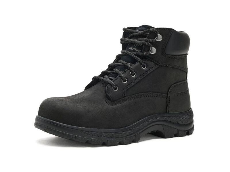 ウルヴァリン メンズ シューズ ブーツ・レインブーツ Tシャツ Wolverine Carlsbad Steel Toe 6 Black ブラック