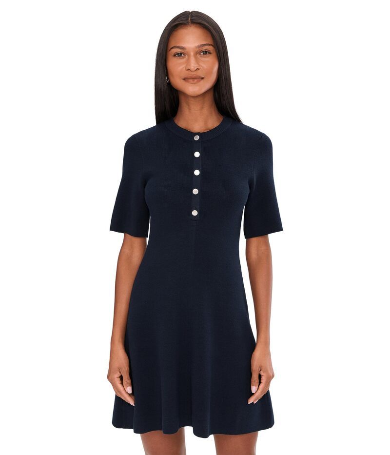 バブアー レディース トップス ワンピース ミニット Barbour Camille Knitted Mini Dress Dark Navy ネイビー