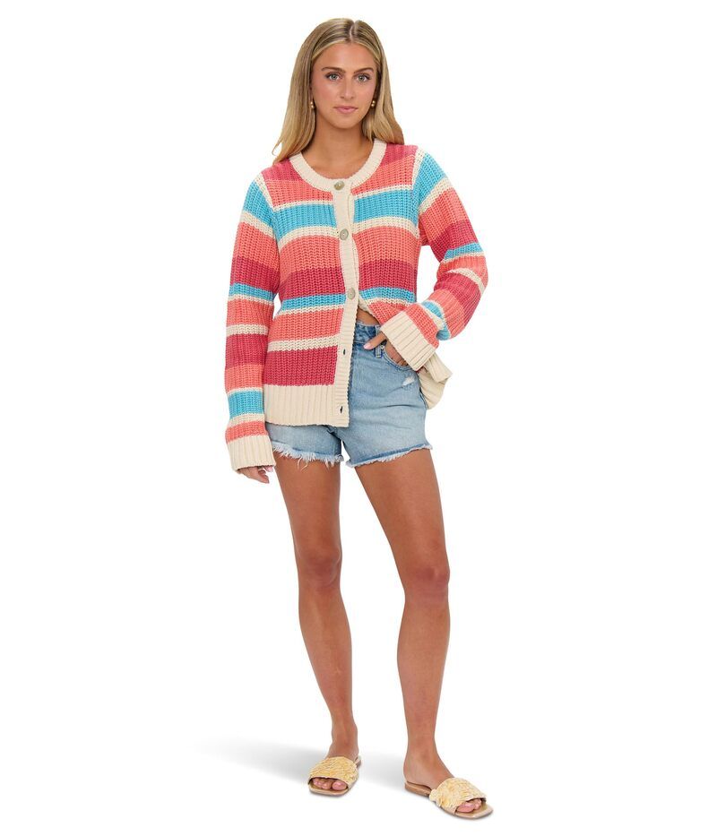 ウミーユアムーム レディース アウター ニット・セーター カーディガン Show Me Your Mumu Camden Cardigan Cabana Stripe Knit ストライプ