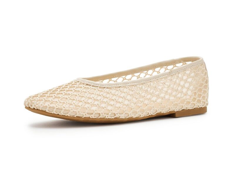 カルバンクライン レディース シューズ サンダル Calvin Klein Delicate Ivory Mesh アイボリー