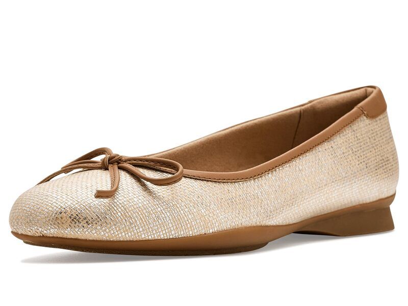 クラークス レディース シューズ サンダル Clarks Jazmynn Bow Tan Intereste タン