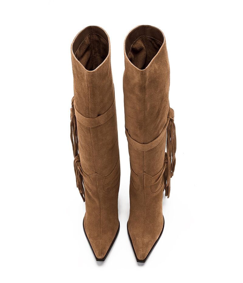 フリーピープル レディース シューズ ブーツ・レインブーツ フリンジ Free People Fast Lane Fringe Bootsand サンド