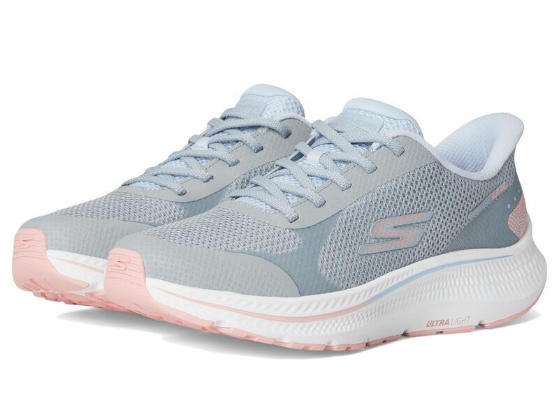 スケッチャーズ レディース シューズ スニーカー キャップ SKECHERS Go Run Consistent 20 Captiva Hands Free SlipIns GrayLight Blue グレー