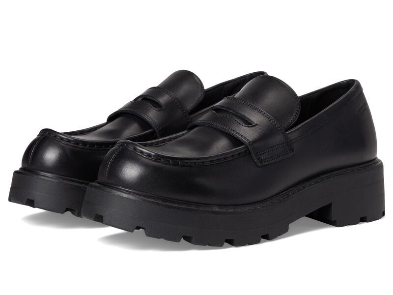 ヴァガボンド レディース シューズ スリッポン・ローファー レザー Vagabond Shoemakers Cosmo 20 Leather Penny Loafer Black ブラック