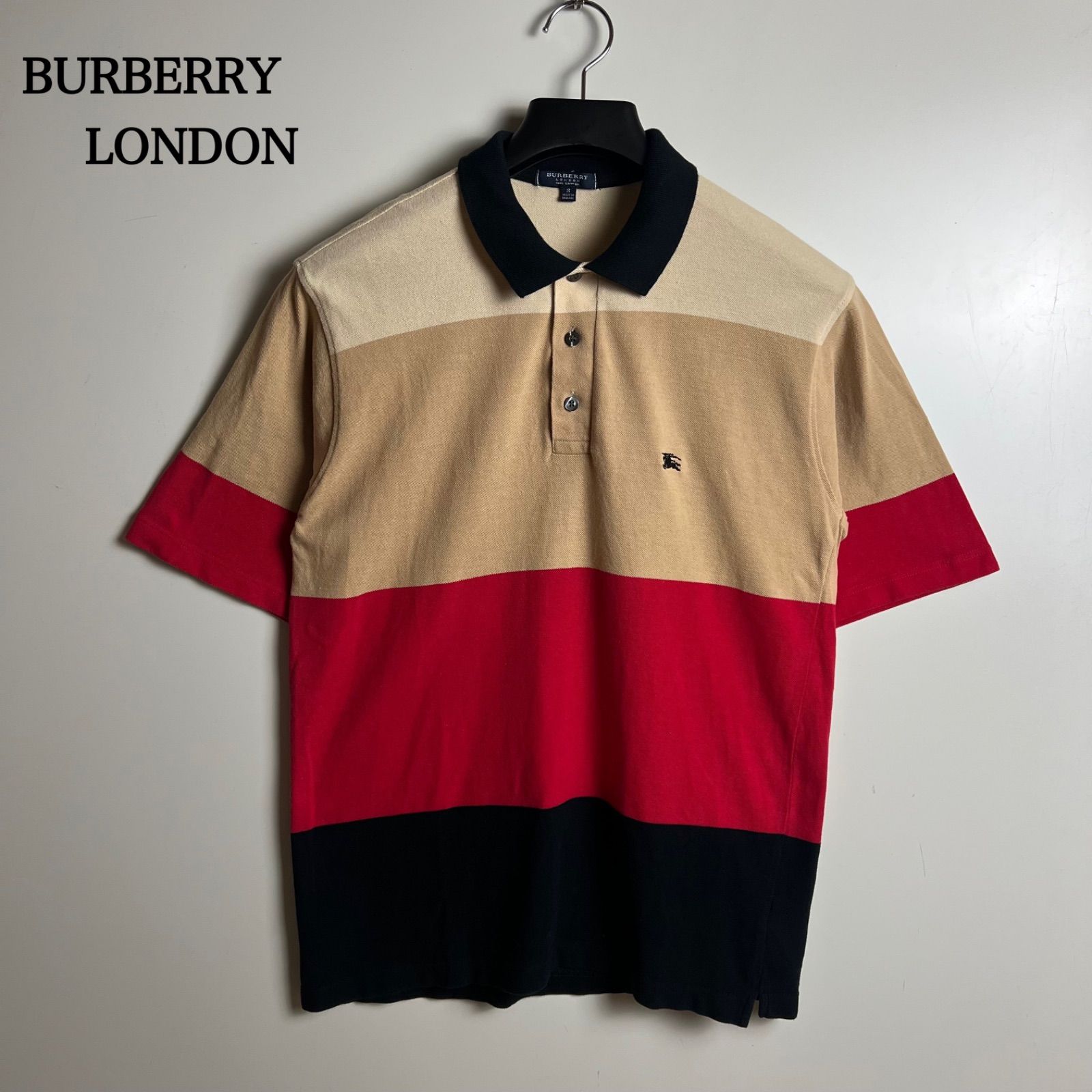 BURBERRY LONDON 00s y2k archive multi polo shirts S バーバリー