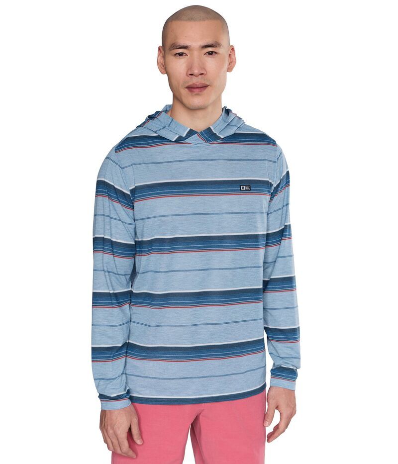 ソルティークルー メンズ アウター パーカー・スウェット Salty Crew Seaway UV Hoodie Mineral Blue ブルー