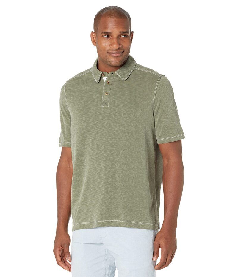 ジョンストンアンドマーフィー メンズ トップス シャツ ヴィンテージ Johnston Murphy Vintage Slub Pololive オリーブ