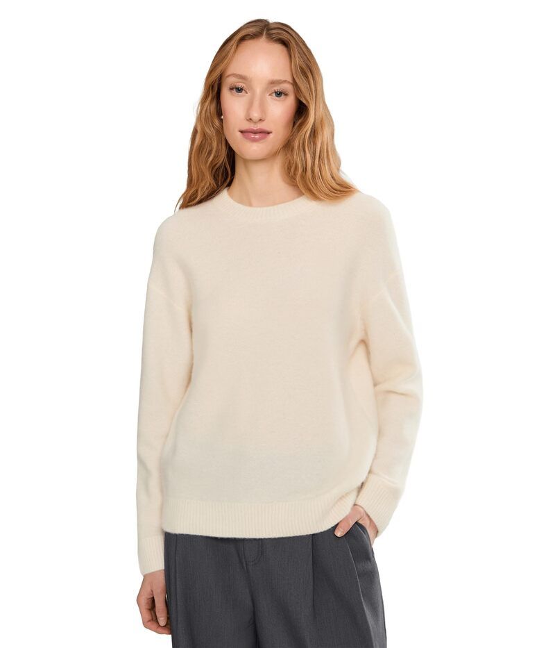 ヴィンス レディース アウター ニット・セーター Vince Boiled Cashmere Crew Sweater Off White オフホワイト