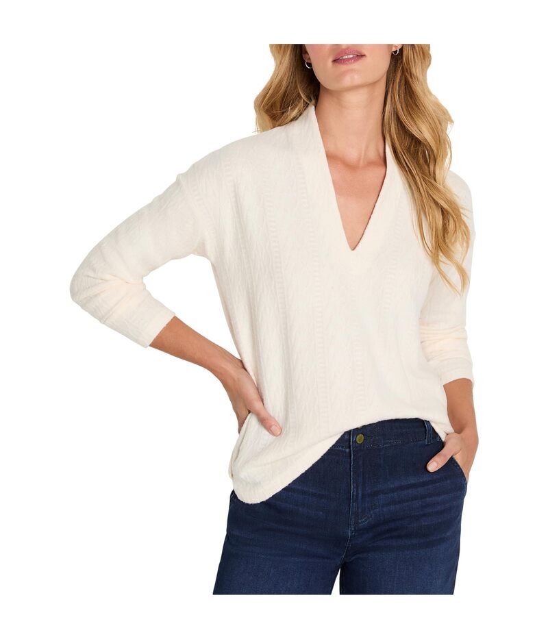 ニックプラスゾーイ レディース トップス シャツ ニット NICZOE Cozy Cable Knitop Classicream クリーム