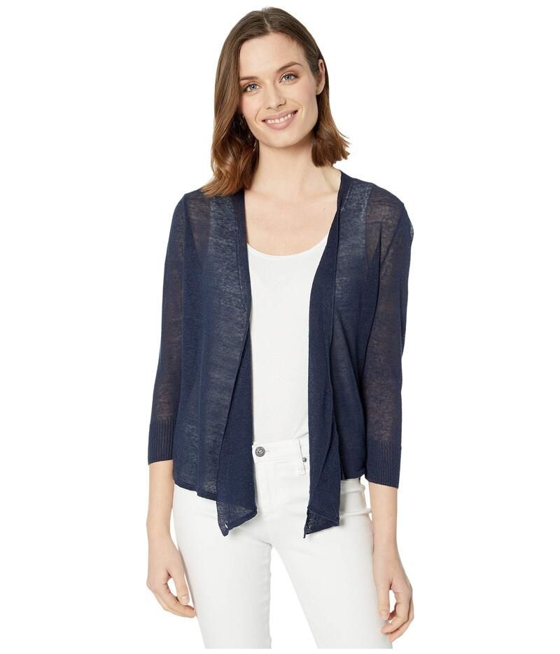 ニックプラスゾーイ レディース アウター ニット・セーター NICZOE FourWay Cardy Dark Indigo インディゴ