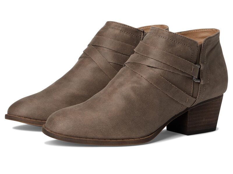 ライフストライド レディース シューズ ブーツ・レインブーツ LifeStride Bryce Zip Short Boots Ash Grey グレー