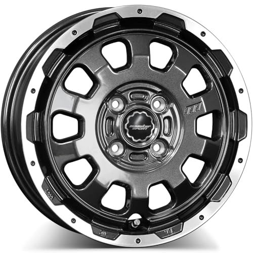 【新品】MONSTER SPORT GX10T アルミホイール 14inch×4.5J ガンメタ 684100-3948MB 1本 e9ad8901