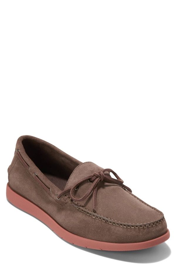 コールハーン メンズ シューズ スリッポン・ローファー Cole Haan Brower Boat Shoe Lava Suede