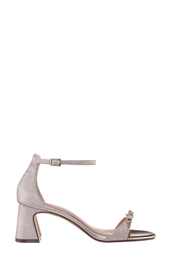 ニナ レディース シューズ ヒール サンダル アンクル Nina Biankle Strap Sandal Platino