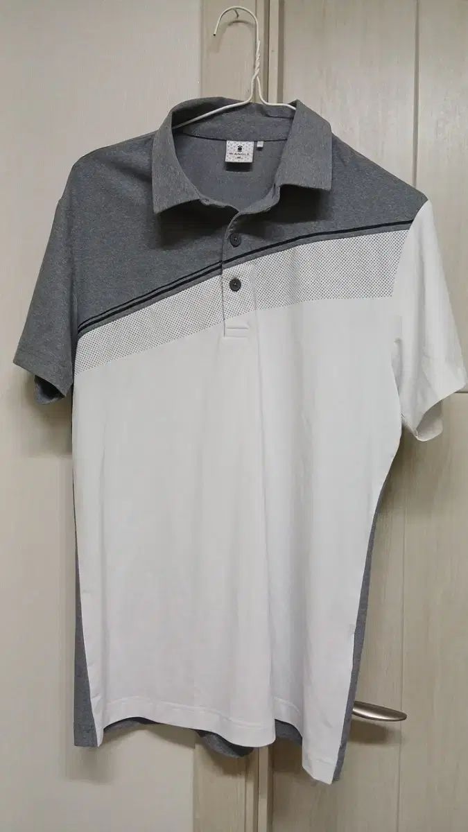 WIDE ANGLE ワイドアングル W.ANGLE ワイドアングル バイカラー ハーフ ジップアップ ゴルフ Tシャツ (95)