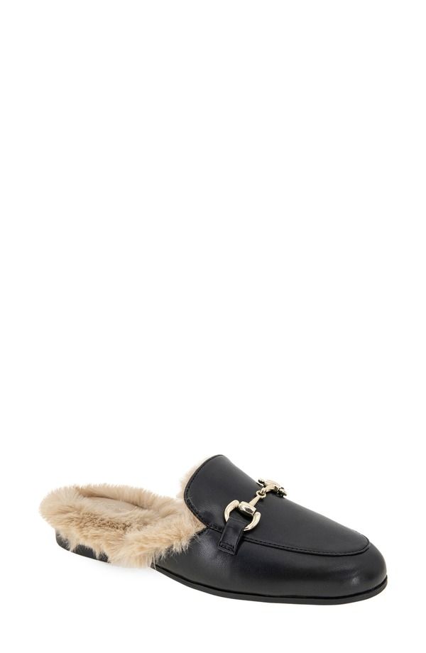 BCB ジェネレーション レディース シューズ パンプス BCBGeneration Zorie Faux Fur Bit Mule Black ブラック