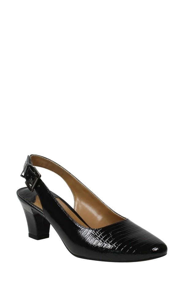 ジェイレニー レディース シューズ ヒール J Rene Malree Slingback Pump Black ブラック