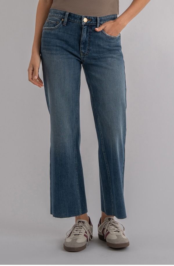 カットフロムザクロス レディース ボトムス デニムパンツ アンクル ジーンズ KUT from the Kloth Kelsey Fab Raw Hem Ankle Flare Jeans Command 13,485円