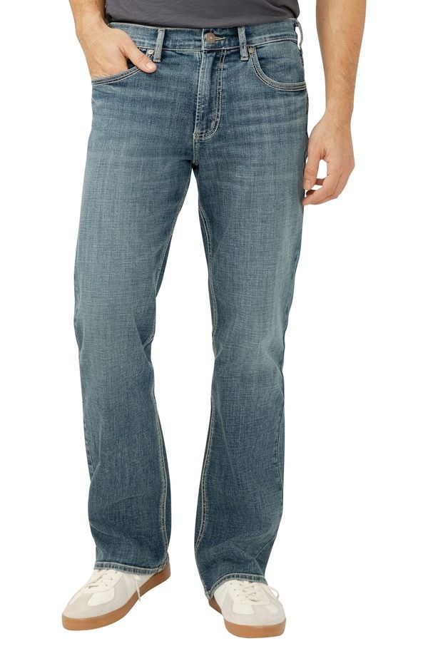 シルバー ジーンズ メンズ ボトムス デニムパンツ リラックスフィット ストレート Silver Jeans Co Zac Relaxed Fit Straight Leg Jeansequoia