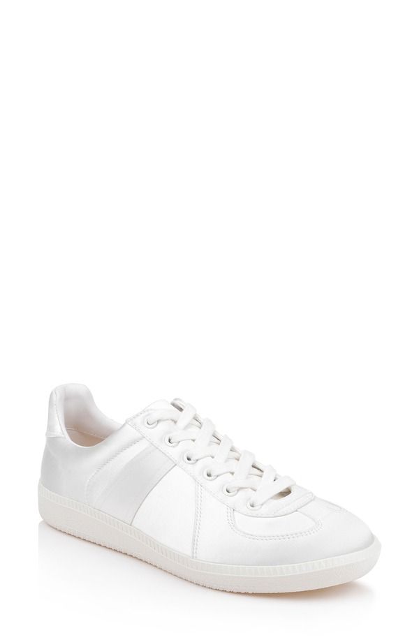 ジュウェルダグレイミシュカ レディース シューズ スニーカー Jewel Badgley Mischka Imara Sneaker Ivory Satin アイボリー