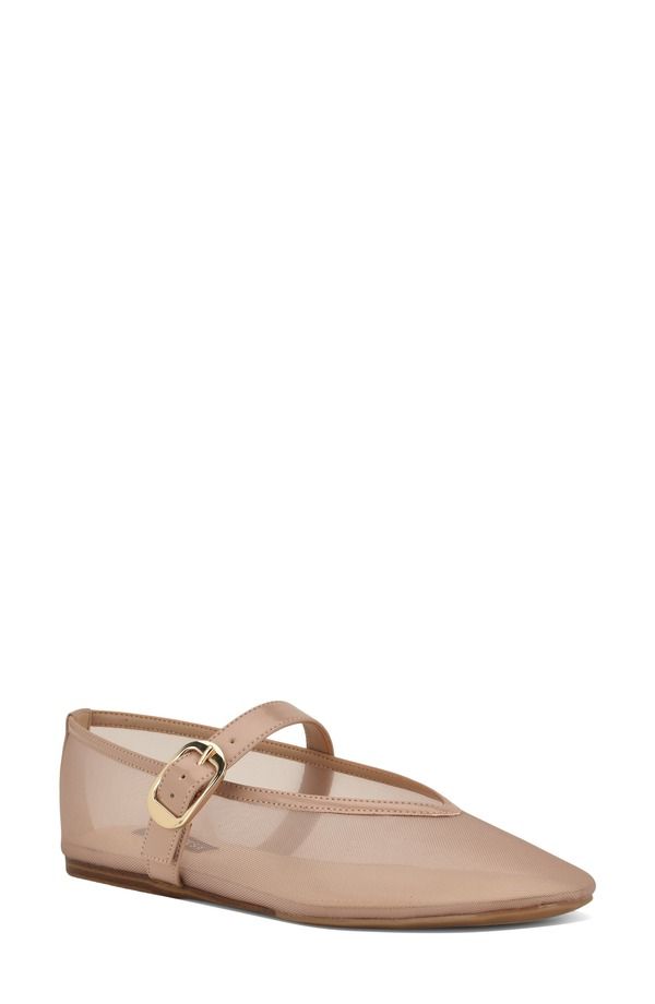 ナインウェスト レディース シューズ パンプス Nine West Vancee Mary Jane Flat Light Natural