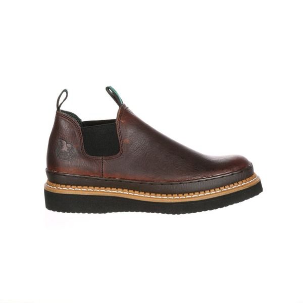 ジョージブーツ メンズ シューズ ブーツ・レインブーツ Georgia Boot Wedge Romeo Work Shoe Soggy Brown ブラウン