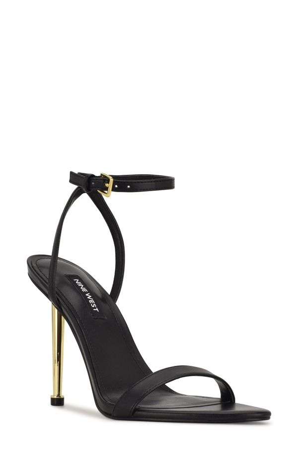 ナインウェスト レディース シューズ ヒール サンダル アンクル Nine West Reinankle Strap Sandal Black ブラック