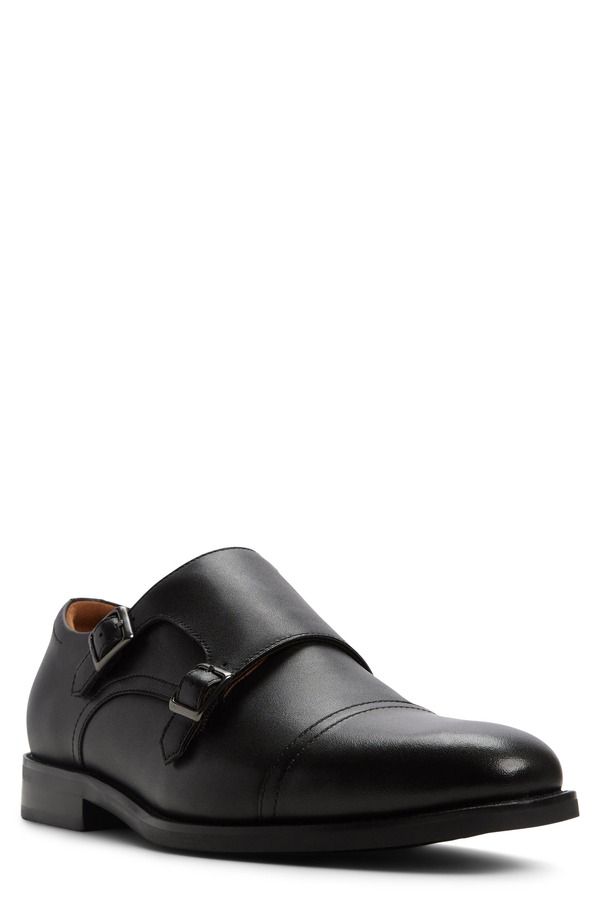 アルド メンズ シューズ スリッポン・ローファー モンクストラップ モンク ALDO Argyle Monk Strap Shoe Black ブラック