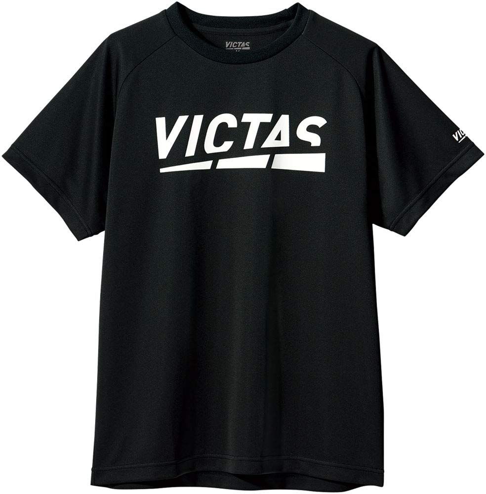 新品 ヴィクタス(VICTAS) プラクティスシャツ プレイ ロゴ ティー (PLAY LOGO TEE) カラー : 1000 サイズ : 130 632101