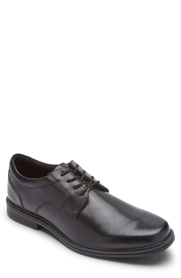 ロックポート メンズ シューズ ダービー Rockportaylor Waterproof Plain Toe Derby Black ブラック
