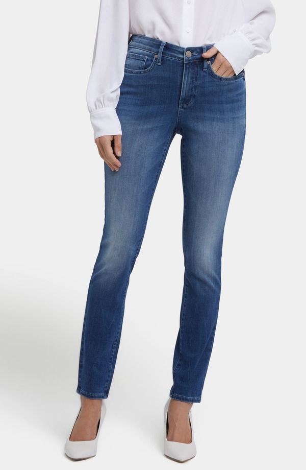 エヌワイディージェイ レディース ボトムス デニムパンツ ジーンズ NYDJ Ami Stretch Skinny Jeans Cool Marine