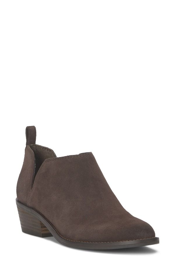 ラッキーブランド レディース シューズ ブーツ・レインブーツ Lucky Brand Fayth Bootie Chocolate Oilsue チョコレート