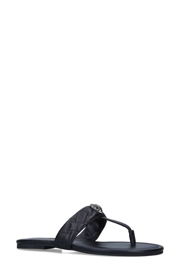 カートジェイガーロンドン レディース シューズ サンダル Kurt Geiger London Kensington TStrap Sandal Black ブラック