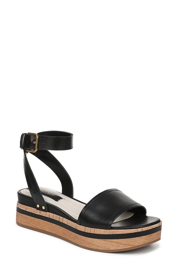 フランコサルト レディース シューズ サンダル プラットフォーム Franco Sarto Hava Platform Sandal Black ブラック