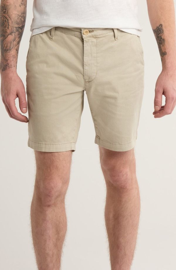 エージー メンズ ボトムス ハーフパンツ・ショーツ ショートパンツ コットン AG Wanderer 85Inch Stretch Cotton Chino Shortsulfur Desert Dune
