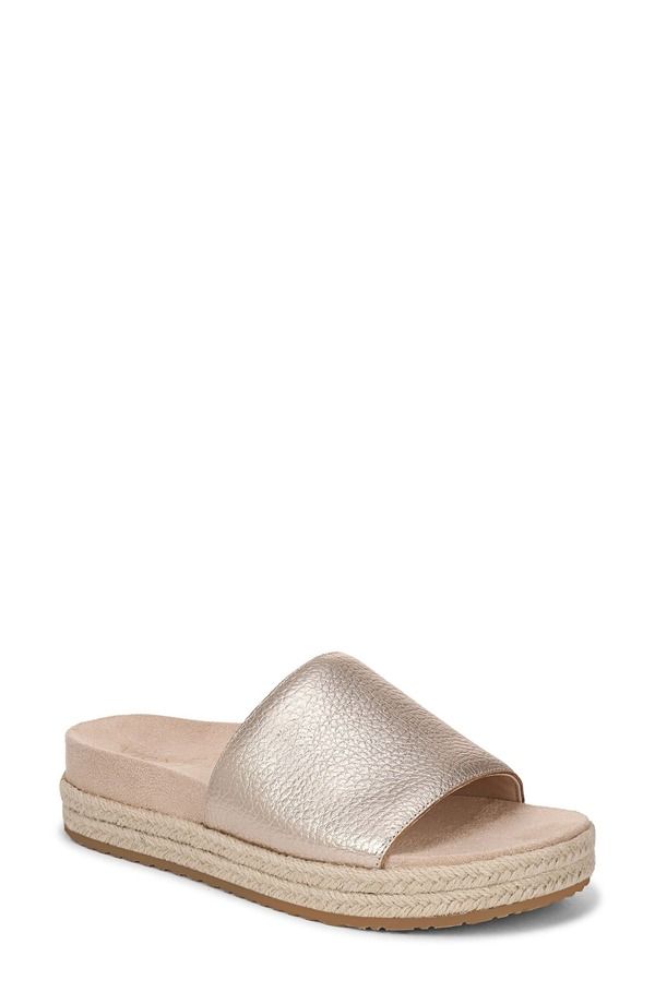 バイオニック レディース シューズ サンダル Vionic Yasmina Slide Sandal Bronze