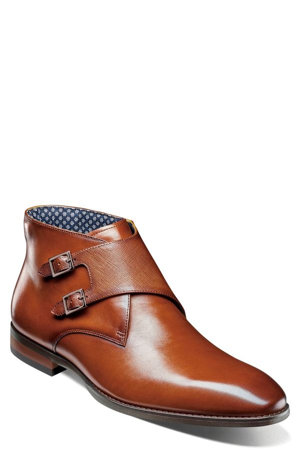 ステイシーアダムス メンズ シューズ ブーツ・レインブーツ モンクストラップ モンク Stacy Adams Kaius Double Monk Strap Boot Cognac