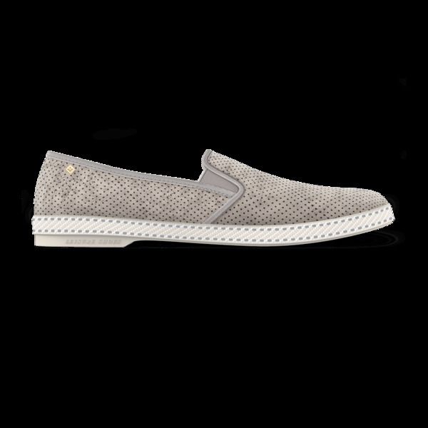リビエラ レディース シューズ スリッポン・ローファー スエード Rivieras Classic Suede SlipOn Loafer Gris