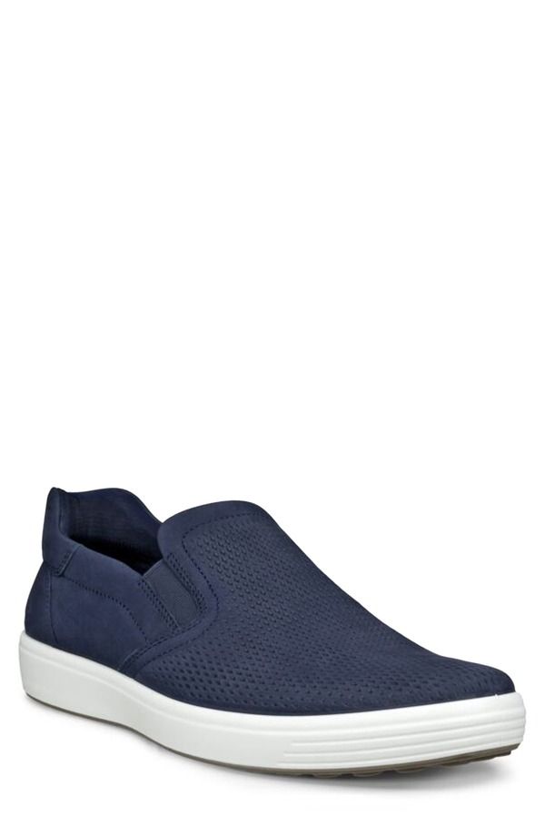 エコー メンズ シューズ スニーカー ECCO Soft 7 SlipOn Sneaker Marine Marine