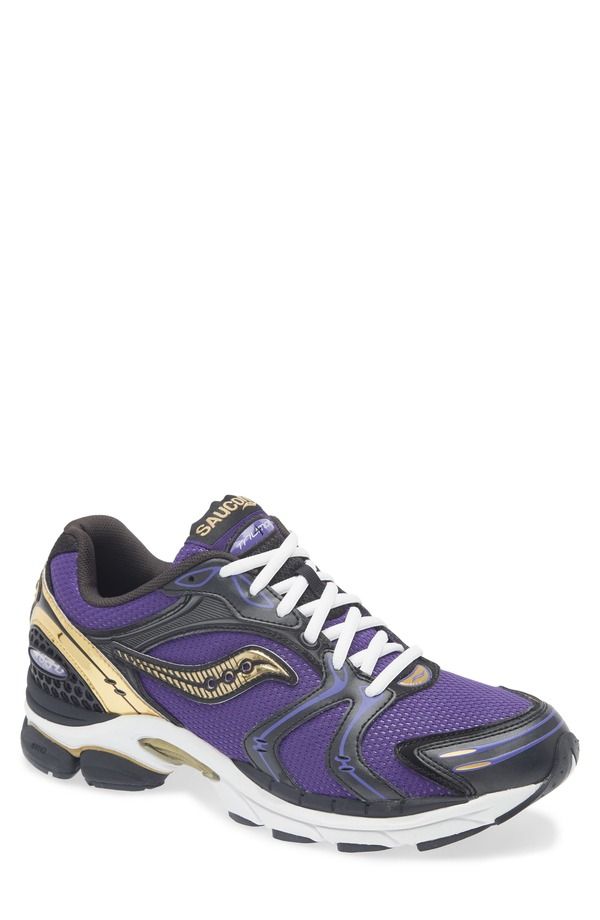 サッカニー メンズ シューズ スニーカー Saucony ProGrid Triumph 4 Sneaker Purple Gold パープル
