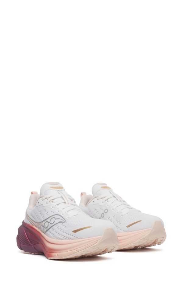 サッカニー レディース シューズ スニーカー Saucony Hurricane 25 Running Shoe White Cameo ホワイト