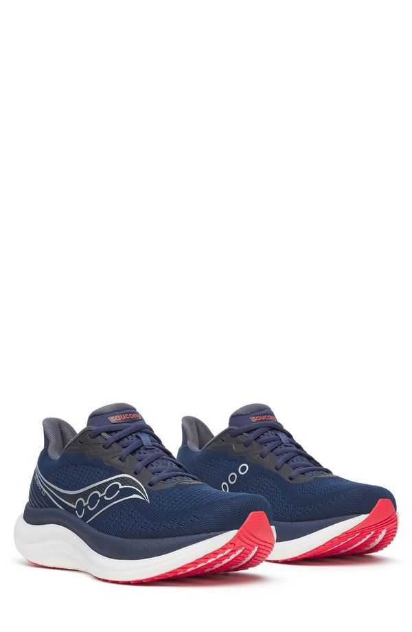 サッカニー メンズ シューズ スニーカー Saucony Triumph 23 Running Shoe Navy Red ネイビー