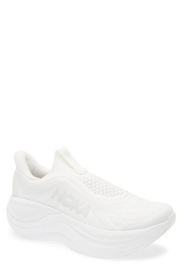 ホカオネオネ メンズ シューズ スニーカー レース HOKA Skyward Laceless Recovery Sneaker White White ホワイト