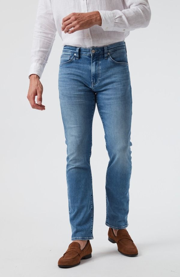 34ヘリテージ メンズ ボトムス デニムパンツ ストレート ジーンズ 34 Heritage Charisma Relaxed Straight Leg Jeans Mid Brushed Organic