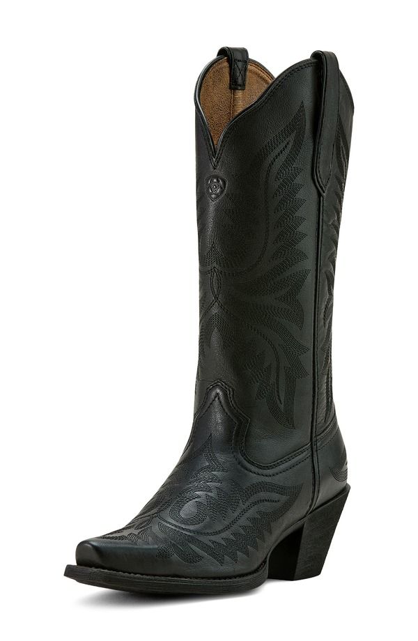アリアト レディース シューズ ブーツ・レインブーツ Ariat Round Up Collins Western Boot Black ブラック
