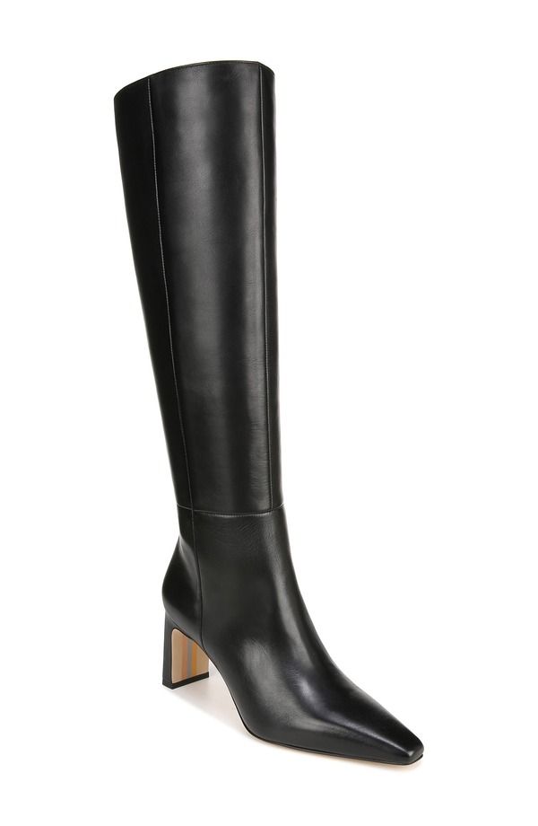 サムエデルマン レディース シューズ ブーツ・レインブーツ Sam Edelman Sylvia Knee High Boot Black Leather ブラック